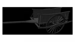 Ox Cart Low Poly Free low-poly  3D model