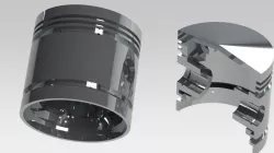 Petrol Engine Piston Free 3D model
