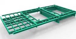 Plataforma platform - metalic structure Free 3D model