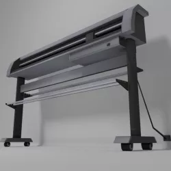 Plotter Free low-poly  3D model