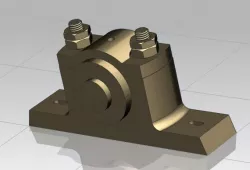 Plummer block Free 3D model