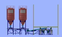 Pneumatic Conveyor For Sugar Feed Free 3D model