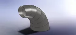 Progressive elbow Free 3D model
