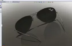 Ray Ban Aviator glasses Free 3D model