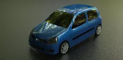 Renault Clio 2003 Free 3D model