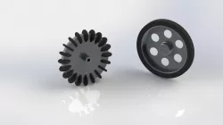 Robots Wheels Free 3D model