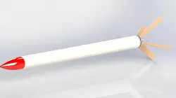 Rocket MK 40 FFAR Free 3D model
