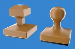 Rubber stamp Free low-poly  3D model