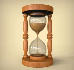 Sand Glass 3D model
