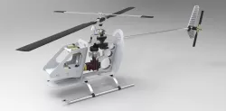 Schluter RC Helicopter Bell 222 Free 3D model