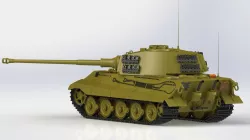 Sd Kfz 182  Pz Kpfw  Ausf B King Tiger Free 3D model