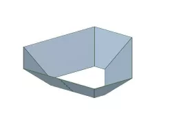 Sheet Metal Duct Free 3D model