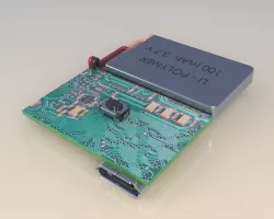 Silicon bracelet BOARD Free 3D model