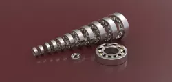SKF Radial Ball Bearing Free 3D model