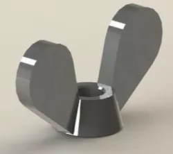 SolidWorks nut 3D model