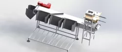 Sorting Conveyor Free 3D model