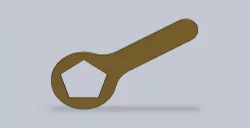Spanner Free 3D model