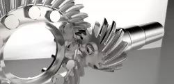 Spiral Bevel Gear M11 B35 Free 3D model