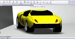 Sports car Free 3D model