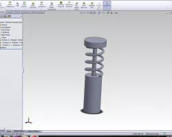 Spring animation suspension animation Free 3D model