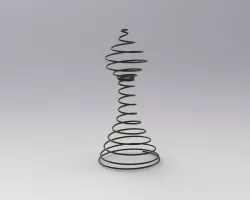 Spring bishop Free 3D model