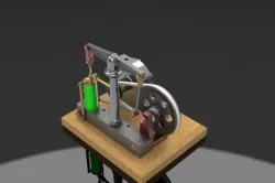 Steam Engine Free 3D model
