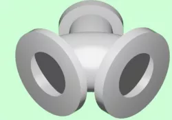 Steam Valve Elbow Free 3D model