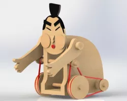 Sumo Toy Free 3D model