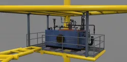 Sump tank skid Free 3D model