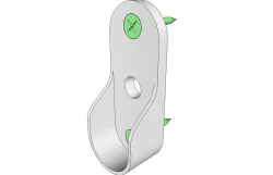 Support bar hangers Free 3D model