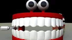 teeth wind-up Free 3D model