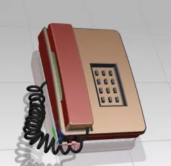 Telephone Free 3D model