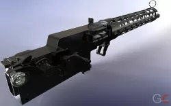 The Spandau LMG 0815 Free 3D model