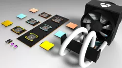 Transiscore CPUs and sockets Free 3D model