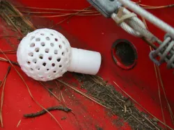 Transom Drain Debris Screen