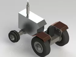 Trator Tractor Free 3D model