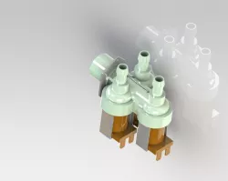 Triple valve Free 3D model