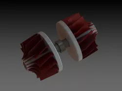 Turbocharger Free 3D model