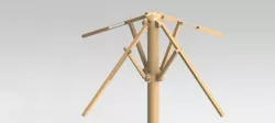 Umbrella Frame Free 3D model
