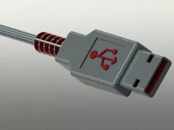 Usb cable Free 3D model