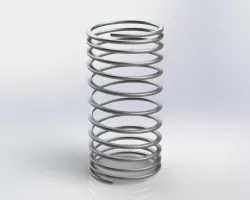 Variable Pitch Spring Free 3D model
