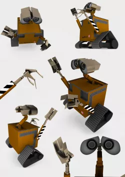 Wall e Free 3D model