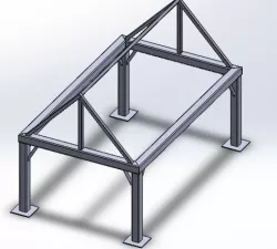 Welding construction Free 3D model