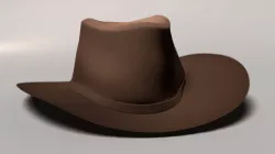 Western Hat Free 3D model