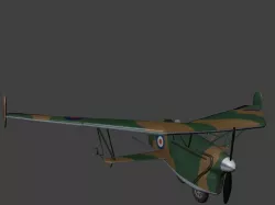 Westland Hill Pterodactyl Free low-poly  3D model