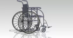 Wheel chair 2 Free 3D model