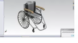 Wheel chair 3 Free 3D model