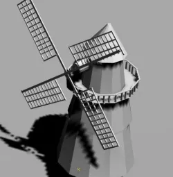windmill Free 3D model
