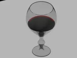 Wine glass Free 3D model