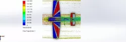 Yak - 55 Flow simulation  using solidworks  Free 3D model